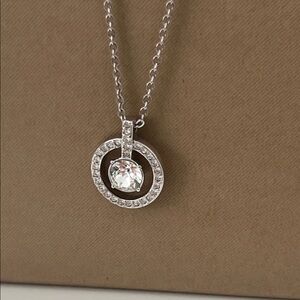 Swarovski Silver Necklace adjustable